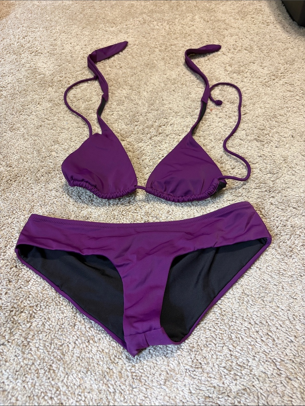 Victoria Secret Purple Bikini XS/S Cheeky